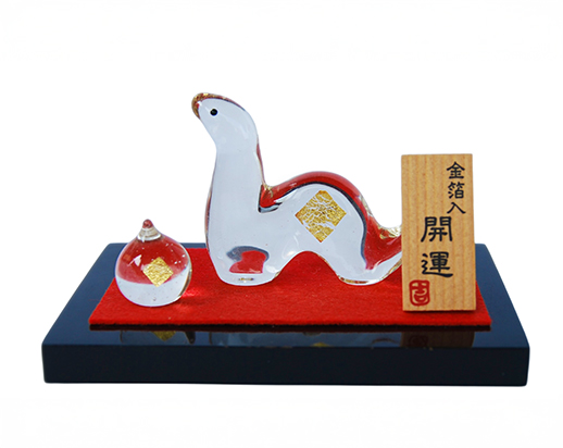 その他：干支置物（クリスタル）